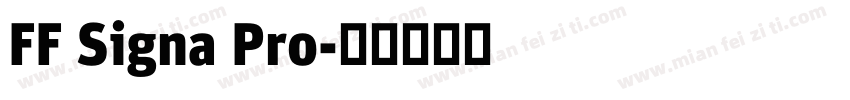 FF Signa Pro字体转换